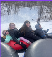 Winter Retreat tubing
