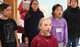 Youth singing